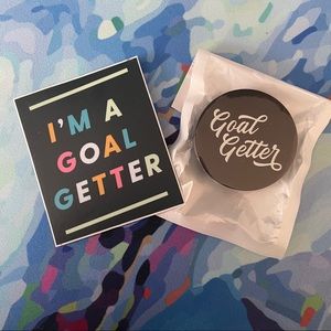 Rachel Hollis Goal Getter Pop Socket + Sticker